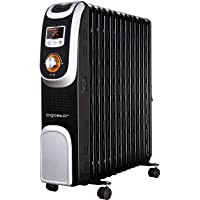 Aigostar Oil Monster 33JHH – Radiador de aceite portátil de 13 elementos- pantalla de control LED- mando a distancia…
